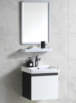 Vittoria Set Lavaman + Pasqyrë DARK GRAY 80×47