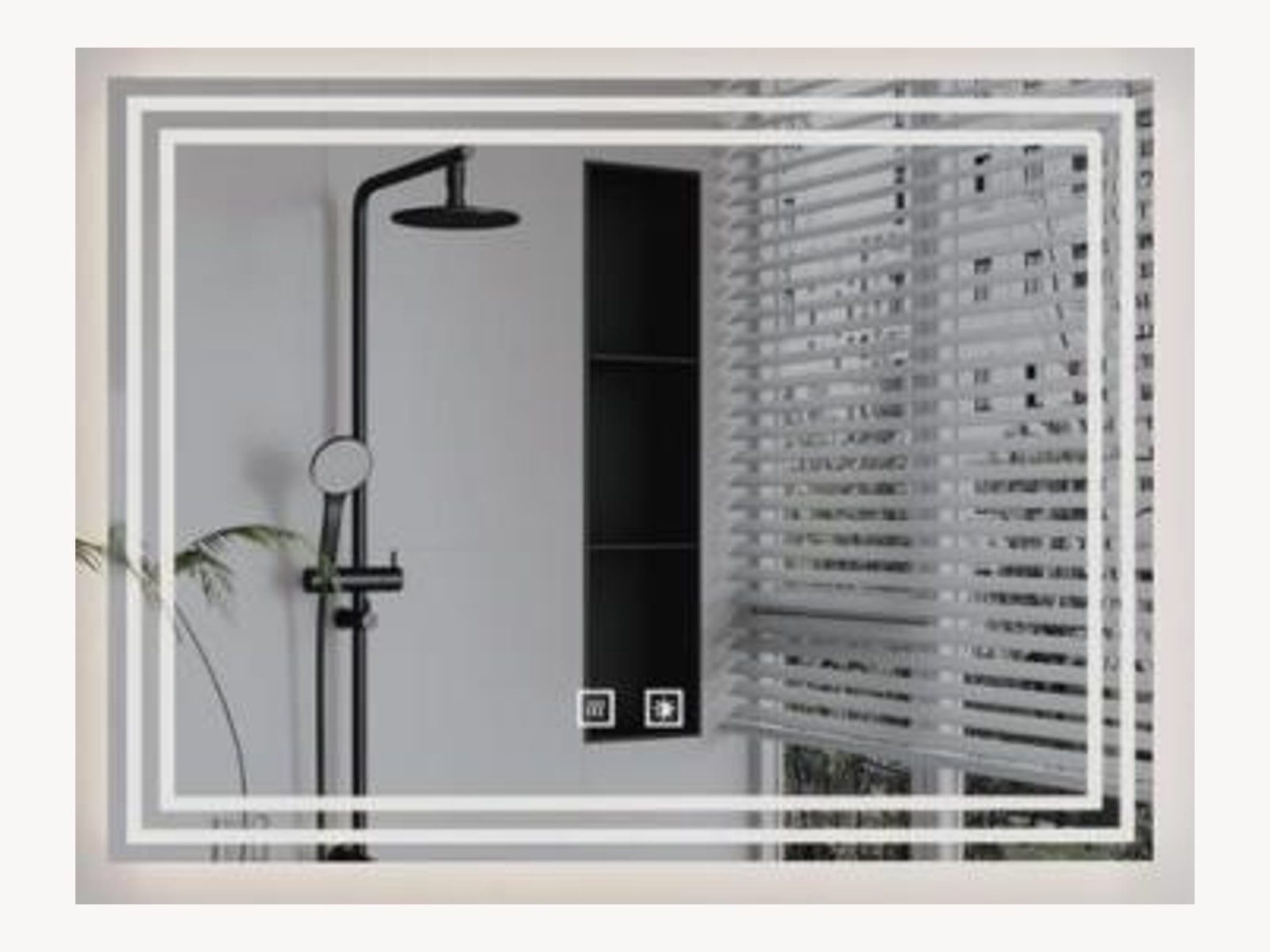 Pasqyrë LED Horizontale 80×60 (F-006)